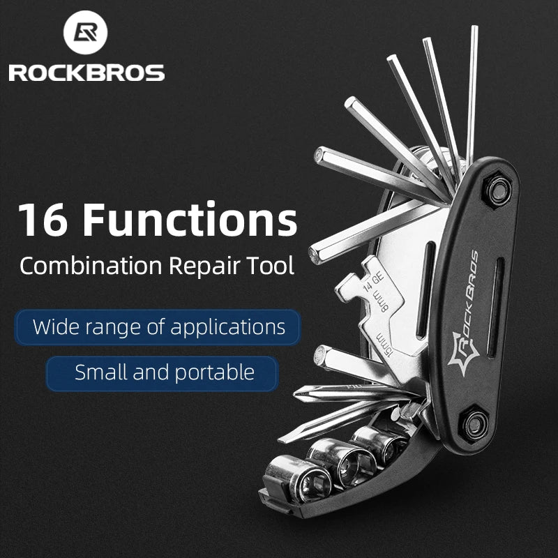 16 - in - 1 Bicycle Repair Tool Kit - Newport Finds