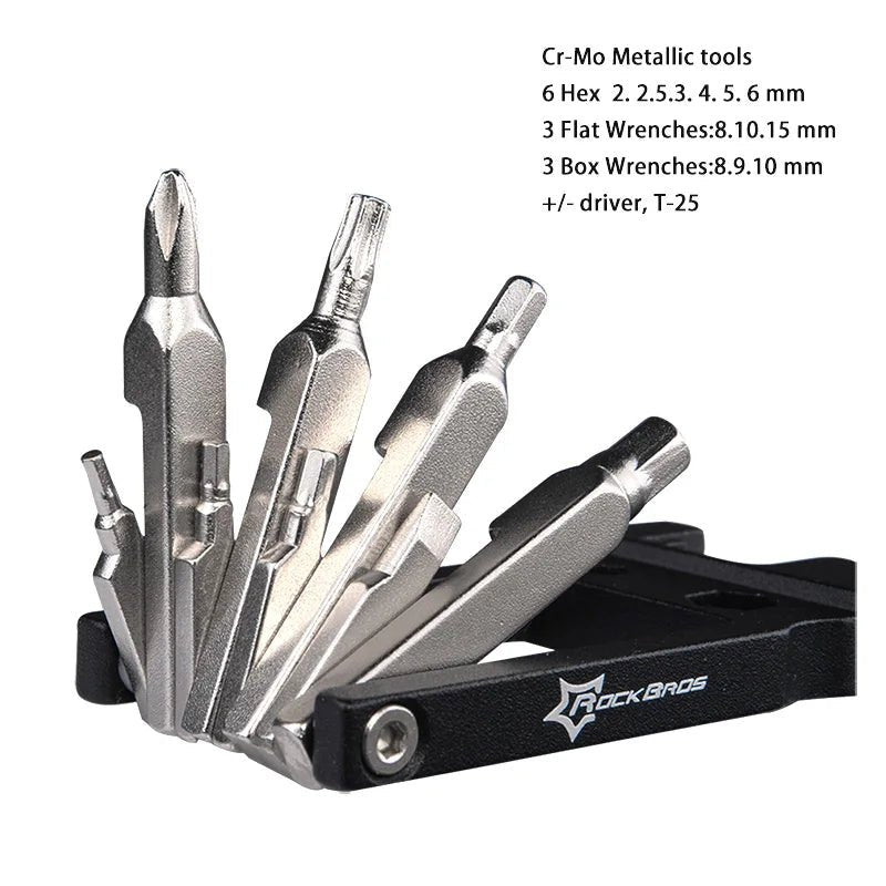 16 - in - 1 Mountain Bike Repair Tool Kit - Newport Finds
