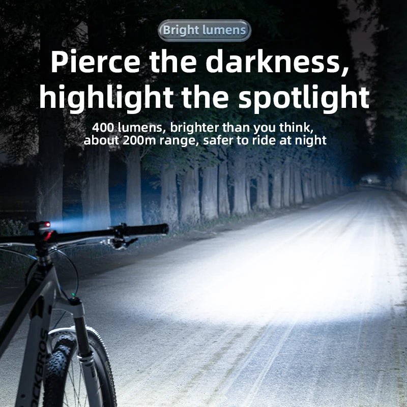 2000mAh Type - C LED Bike Light, Waterproof & Bright - Newport Finds