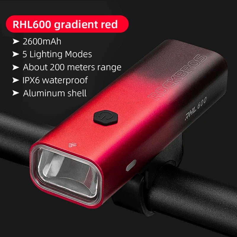 2000mAh Type - C LED Bike Light, Waterproof & Bright - Newport Finds