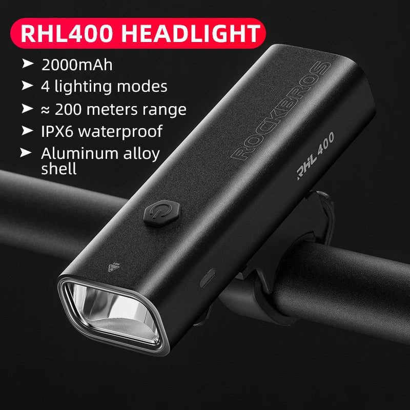 2000mAh Type - C LED Bike Light, Waterproof & Bright - Newport Finds