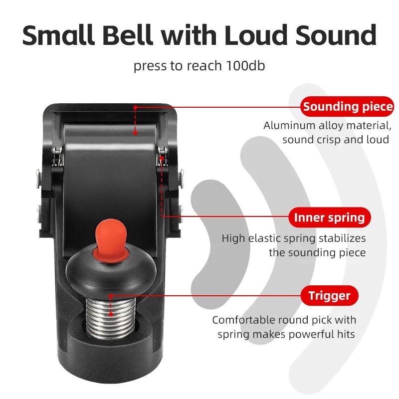ROCKBROS Crisp Sound Bicycle Bell for Safety - Newport Finds