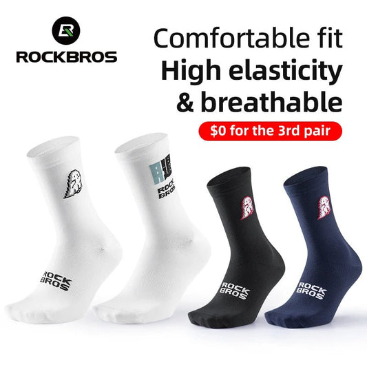 ROCKBROS Breathable Cycling Socks - Buy 2 Get 1 Free - Newport Finds
