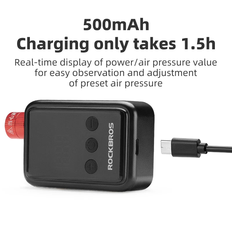ROCKBROS Mini 150 PSI Portable Air Pump - Newport Finds